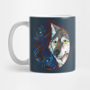 Wolf Swirls Mug